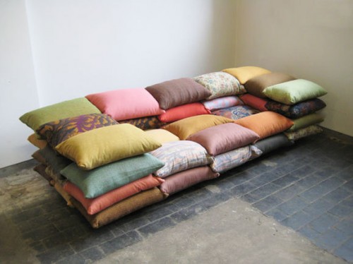 sofa de almofada