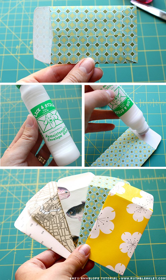 envelopes de papel molde