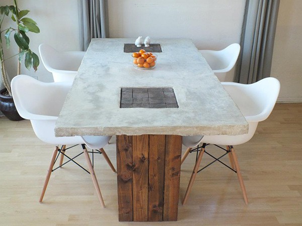 interesting-diy-concrete-dining-table