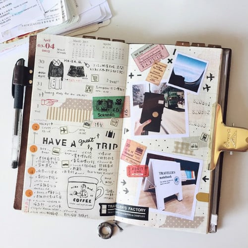 como fazer um diario de viagem travel journal (03)
