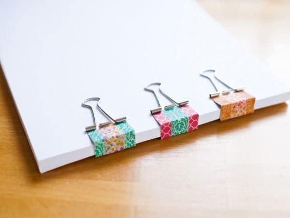 11 Ideias DIY de papelaria com washi tape para o volta às aulas 10