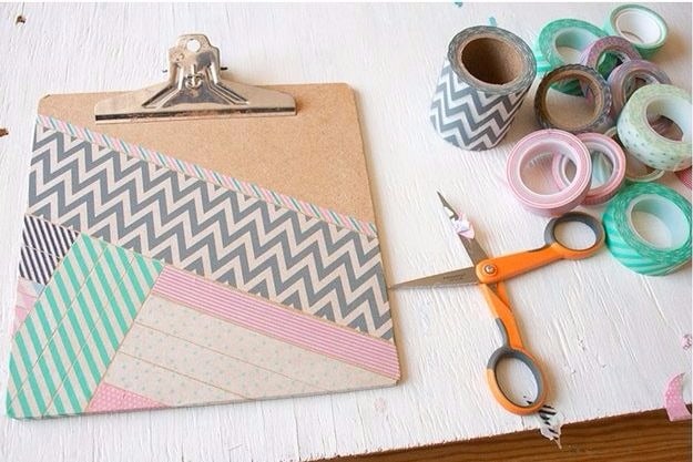 11 Ideias DIY de papelaria com washi tape para o volta às aulas 12